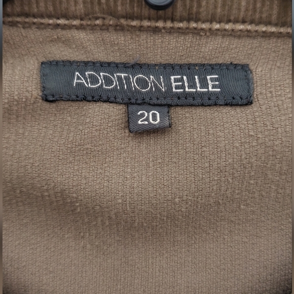 Vtg Women's Olive Green Corduroy Jacket / Size 1X - Picture 7 of 9